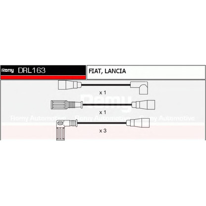 Foto Zündleitungssatz DELCO REMY DRL163