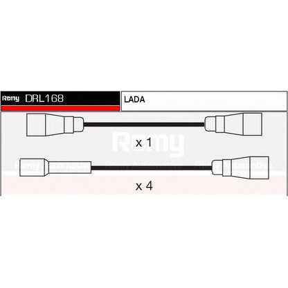 Фото Комплект проводов зажигания DELCO REMY DRL168