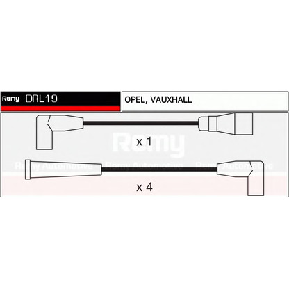 Фото Комплект проводов зажигания DELCO REMY DRL19