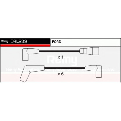 Фото Комплект проводов зажигания DELCO REMY DRL239