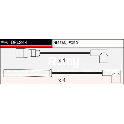 Foto Zündleitungssatz DELCO REMY DRL244