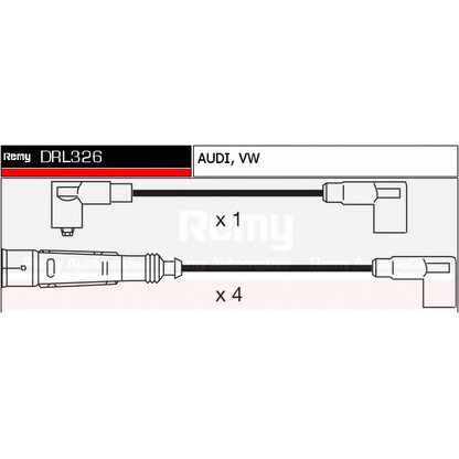 Photo Kit de câbles d'allumage DELCO REMY DRL326