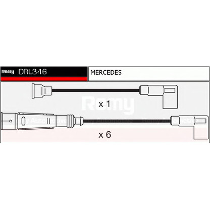 Foto Zündleitungssatz DELCO REMY DRL346