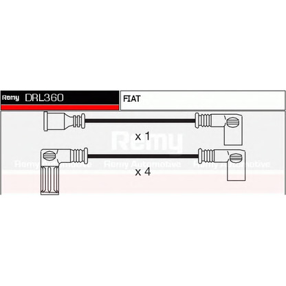 Foto Zündleitungssatz DELCO REMY DRL360