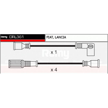 Фото Комплект проводов зажигания DELCO REMY DRL361