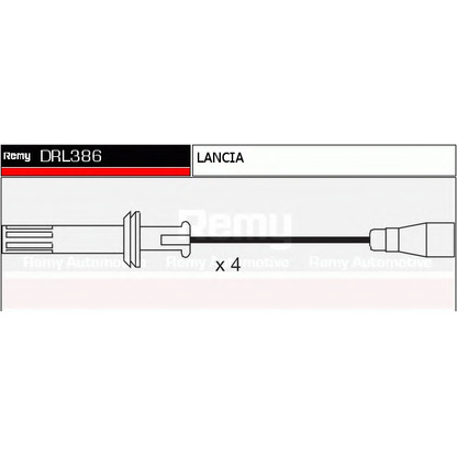 Фото Комплект проводов зажигания DELCO REMY DRL386