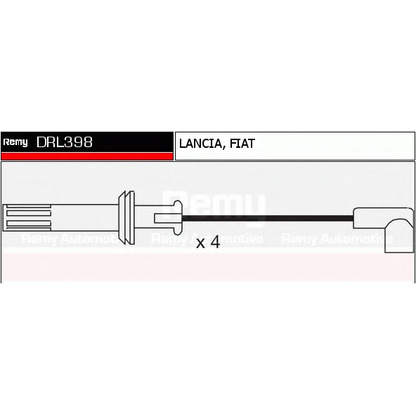Фото Комплект проводов зажигания DELCO REMY DRL398