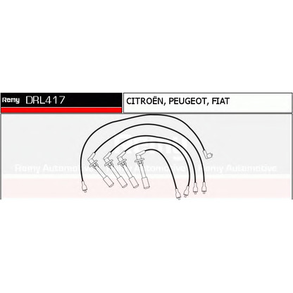 Фото Комплект проводов зажигания DELCO REMY DRL417