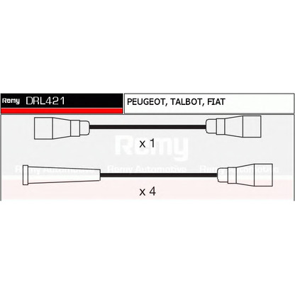 Foto Zündleitungssatz DELCO REMY DRL421