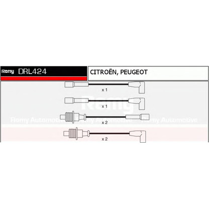 Фото Комплект проводов зажигания DELCO REMY DRL424