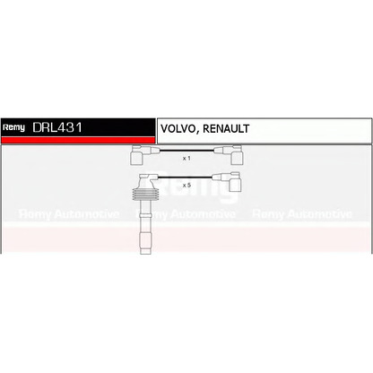 Фото Комплект проводов зажигания DELCO REMY DRL431