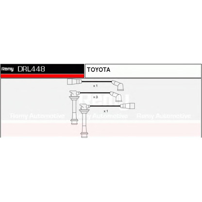 Фото Комплект проводов зажигания DELCO REMY DRL448