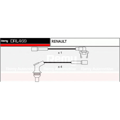 Фото Комплект проводов зажигания DELCO REMY DRL469