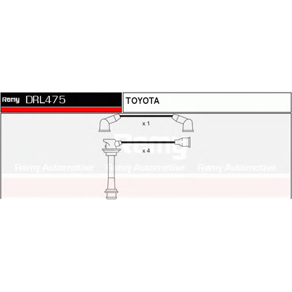 Foto Juego de cables de encendido DELCO REMY DRL475