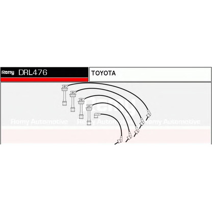 Фото Комплект проводов зажигания DELCO REMY DRL476