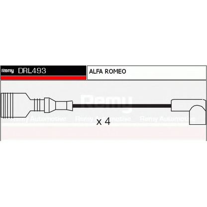 Photo Kit de câbles d'allumage DELCO REMY DRL493