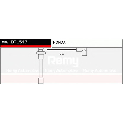 Фото Комплект проводов зажигания DELCO REMY DRL547