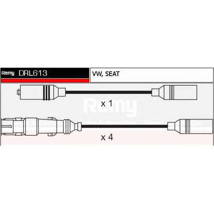 Foto Kit cavi accensione DELCO REMY DRL613