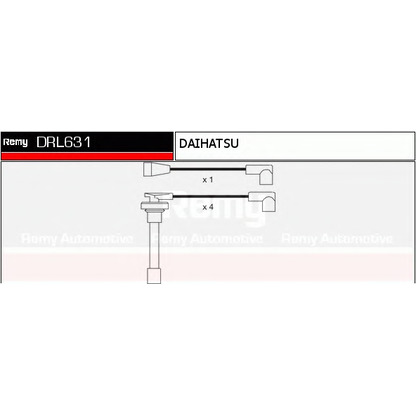 Фото Комплект проводов зажигания DELCO REMY DRL631