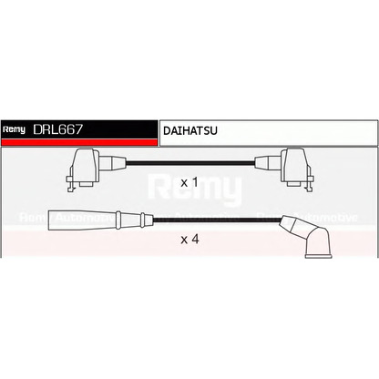 Foto Zündleitungssatz DELCO REMY DRL667