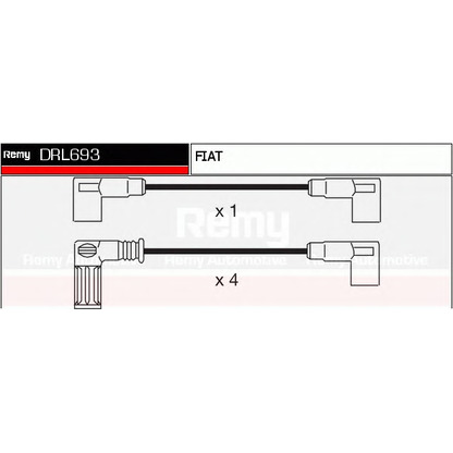 Foto Zündleitungssatz DELCO REMY DRL693