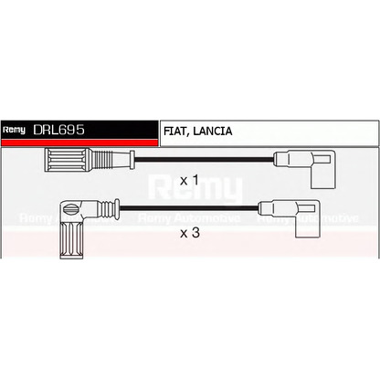 Foto Zündleitungssatz DELCO REMY DRL695