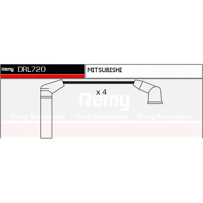 Фото Комплект проводов зажигания DELCO REMY DRL720