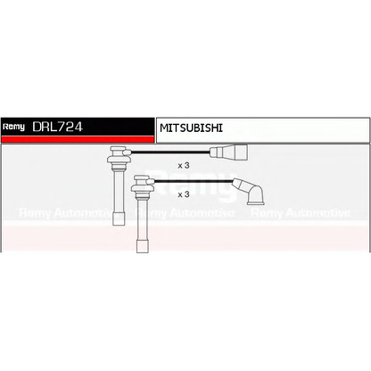 Фото Комплект проводов зажигания DELCO REMY DRL724