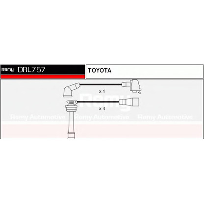 Zdjęcie Zestaw przewodów zapłonowych DELCO REMY DRL757