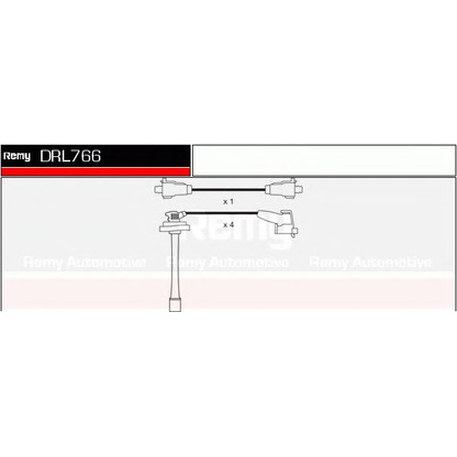 Фото Комплект проводов зажигания DELCO REMY DRL766