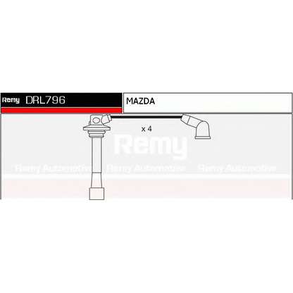 Foto Zündleitungssatz DELCO REMY DRL796