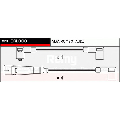 Photo Ignition Cable Kit DELCO REMY DRL808