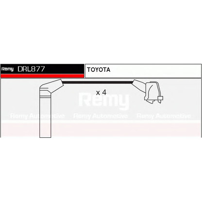 Foto Zündleitungssatz DELCO REMY DRL877