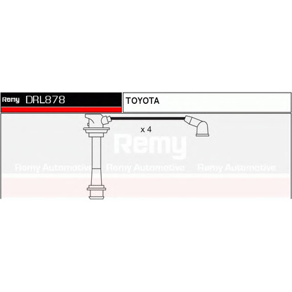 Zdjęcie Zestaw przewodów zapłonowych DELCO REMY DRL878