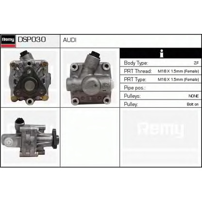 Photo Hydraulic Pump, steering system DELCO REMY DSP030