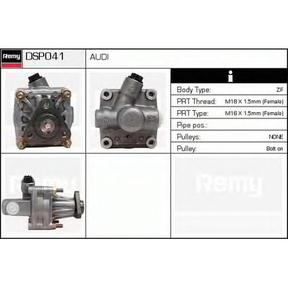 Zdjęcie Pompa hydrauliczna, układ kierowniczy DELCO REMY DSP041