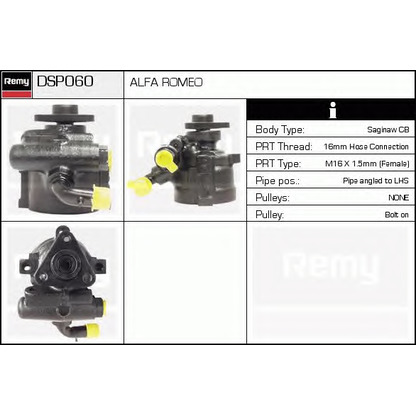 Zdjęcie Pompa hydrauliczna, układ kierowniczy DELCO REMY DSP060