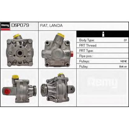 Foto Pompa idraulica, Sterzo DELCO REMY DSP079