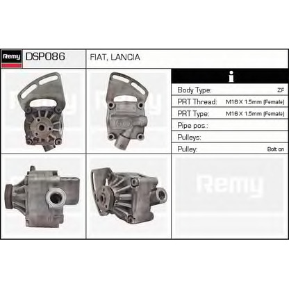 Zdjęcie Pompa hydrauliczna, układ kierowniczy DELCO REMY DSP086