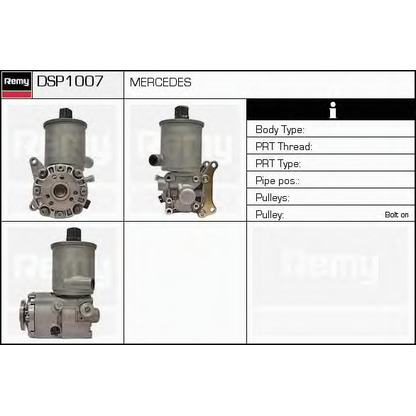 Zdjęcie Pompa hydrauliczna, układ kierowniczy DELCO REMY DSP1007
