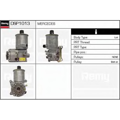 Foto Pompa idraulica, Sterzo DELCO REMY DSP1013