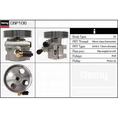 Foto Pompa idraulica, Sterzo DELCO REMY DSP106