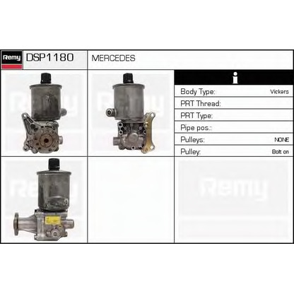 Foto Pompa idraulica, Sterzo DELCO REMY DSP1180