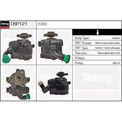 Foto Pompa idraulica, Sterzo DELCO REMY DSP121