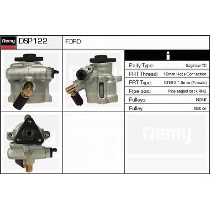 Zdjęcie Pompa hydrauliczna, układ kierowniczy DELCO REMY DSP122