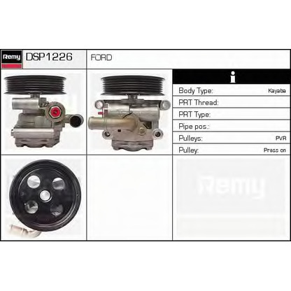 Zdjęcie Pompa hydrauliczna, układ kierowniczy DELCO REMY DSP1226