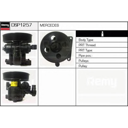 Zdjęcie Pompa hydrauliczna, układ kierowniczy DELCO REMY DSP1257
