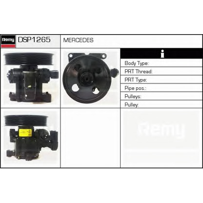 Zdjęcie Pompa hydrauliczna, układ kierowniczy DELCO REMY DSP1265