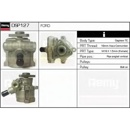 Foto Bomba hidráulica, dirección DELCO REMY DSP127