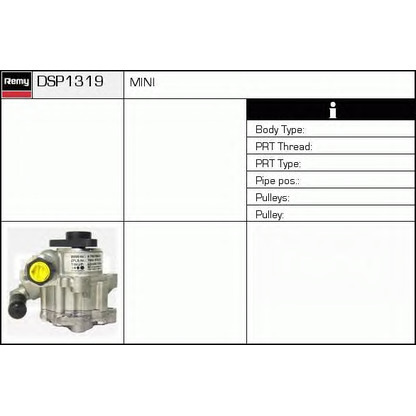 Фото Гидравлический насос, рулевое управление DELCO REMY DSP1319